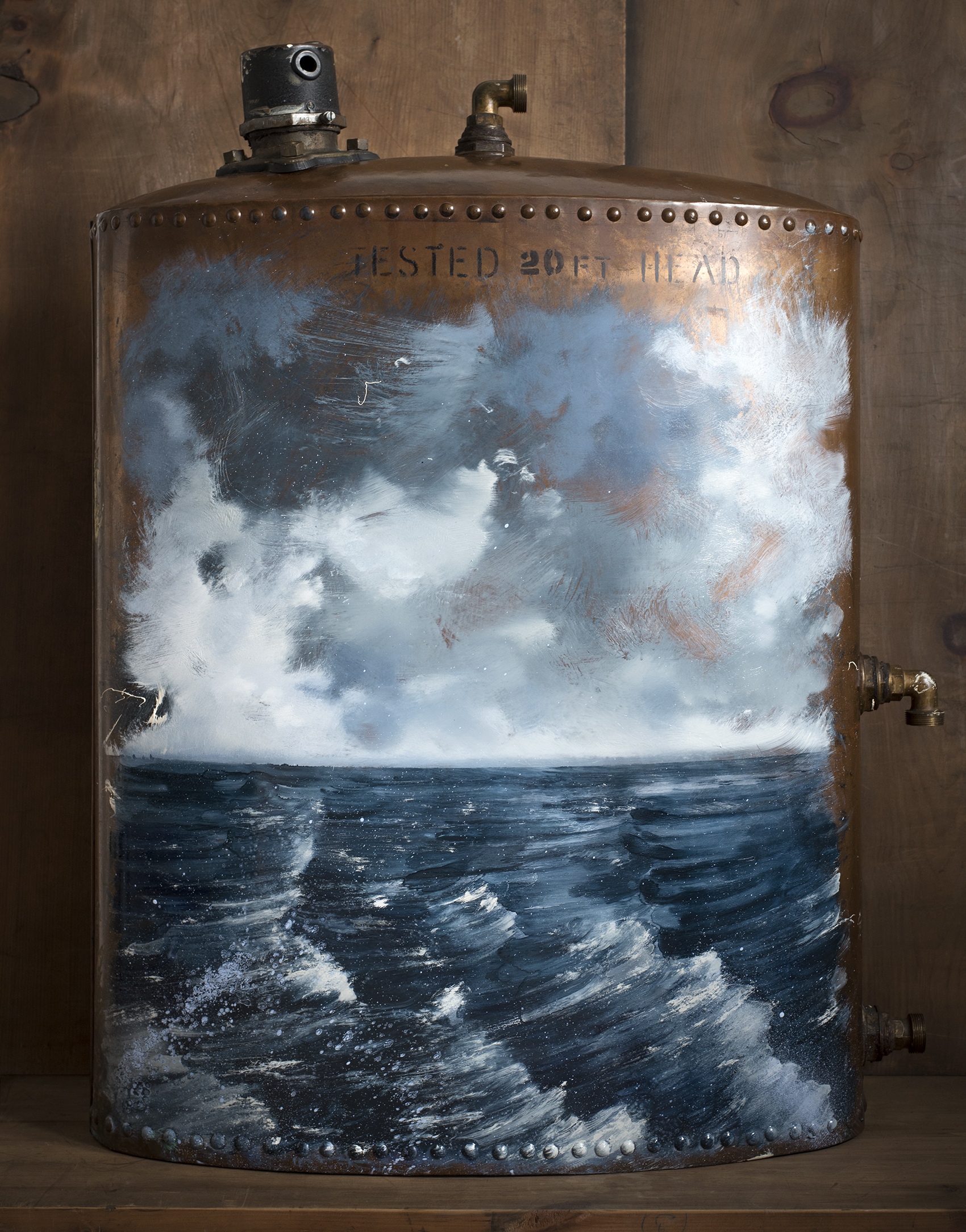 Artwork made from found objects by David Cass