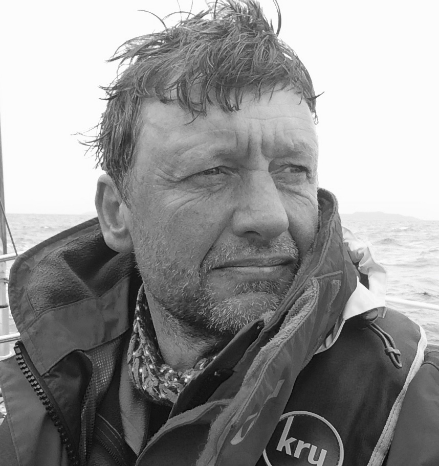 Philip Marsden. Selfie a few miles from the Summer Isles.