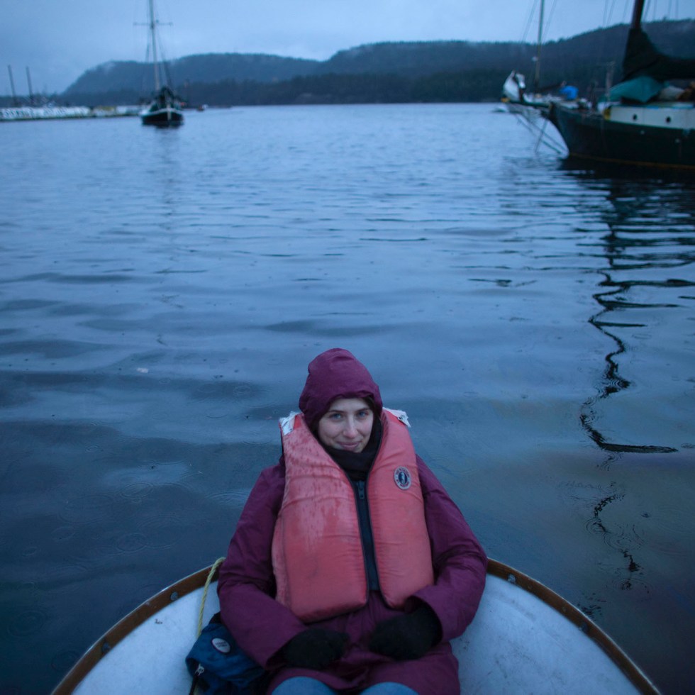 Laura Trethewey while reporting for her book "The Imperiled Ocean".